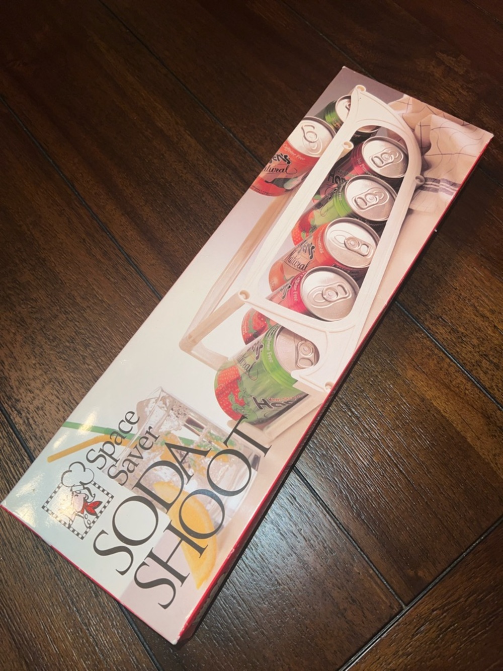 Space Saver Soda Shoot Can Holder